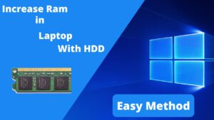 how to increase ram in laptop using hdd